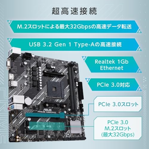 Tarjeta Madre Asus Prime A520m-k Socket Am4, 2xddr4-sdram, Micro Atx, Vga, Hdmi