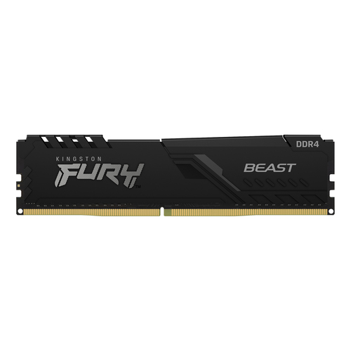 Memoria Ram Kingston Fury Beast, 8gb, 3200mhz, Ddr4, Cl16, Dimm, Disipador Negro