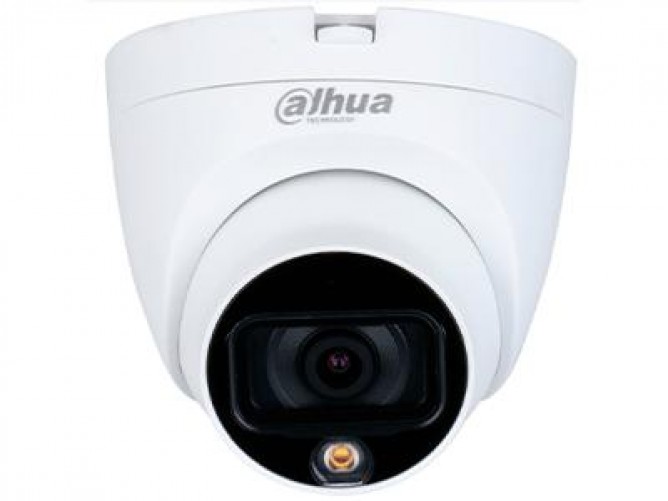 [DH-HAC-HDW1209TLQN-A-LED-S3] Camara Dahua Cctv, Domo, 2mp, Full Color, Exterior, Ip67, Microfono, Ir 20m, Starlight