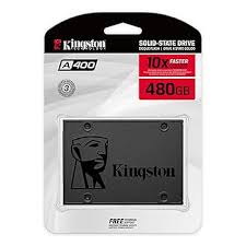 Ssd Kingston A400 480gb, Sata Iii 6 Gbit/s, Lectura 500mb/s, Escritura 350mb/s