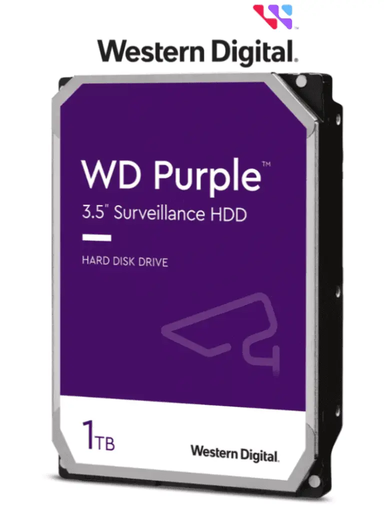 [wd10purz] Disco Duro Western Digital Purple 1tb, 3.5 Pulgadas, 64mb Cache, 5400rpm, Videovigilancia