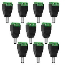 [VVCONEC5210P] Paquete Con 10 Piezas De Adaptador De Corriente X-case Para Camaras Dc Macho Vvconec5210p