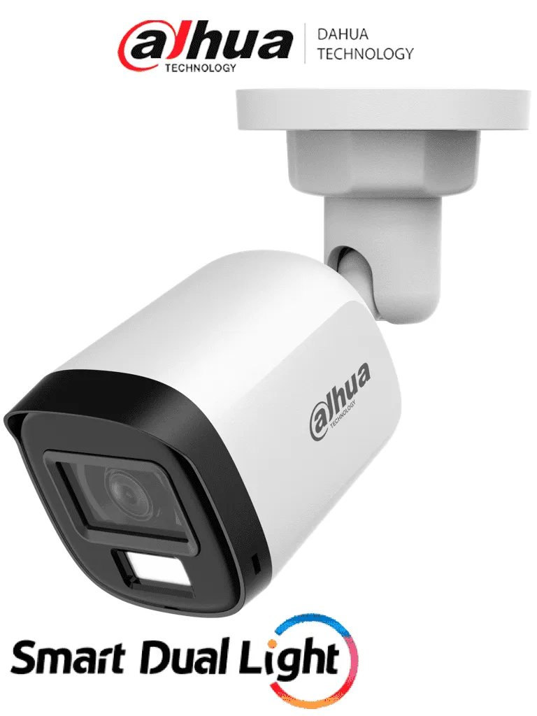 Cámara Bullet de 2 MP Serie Cooper/ Lente de 2.8 mm Apertura de Hasta 100°/ Iluminación Dual Inteligente 30 Mts IR y 20 Mts Luz Visible/ Micrófono Integrado/ Para Exterior IP67#LoNuevo #OD #CD #OIM