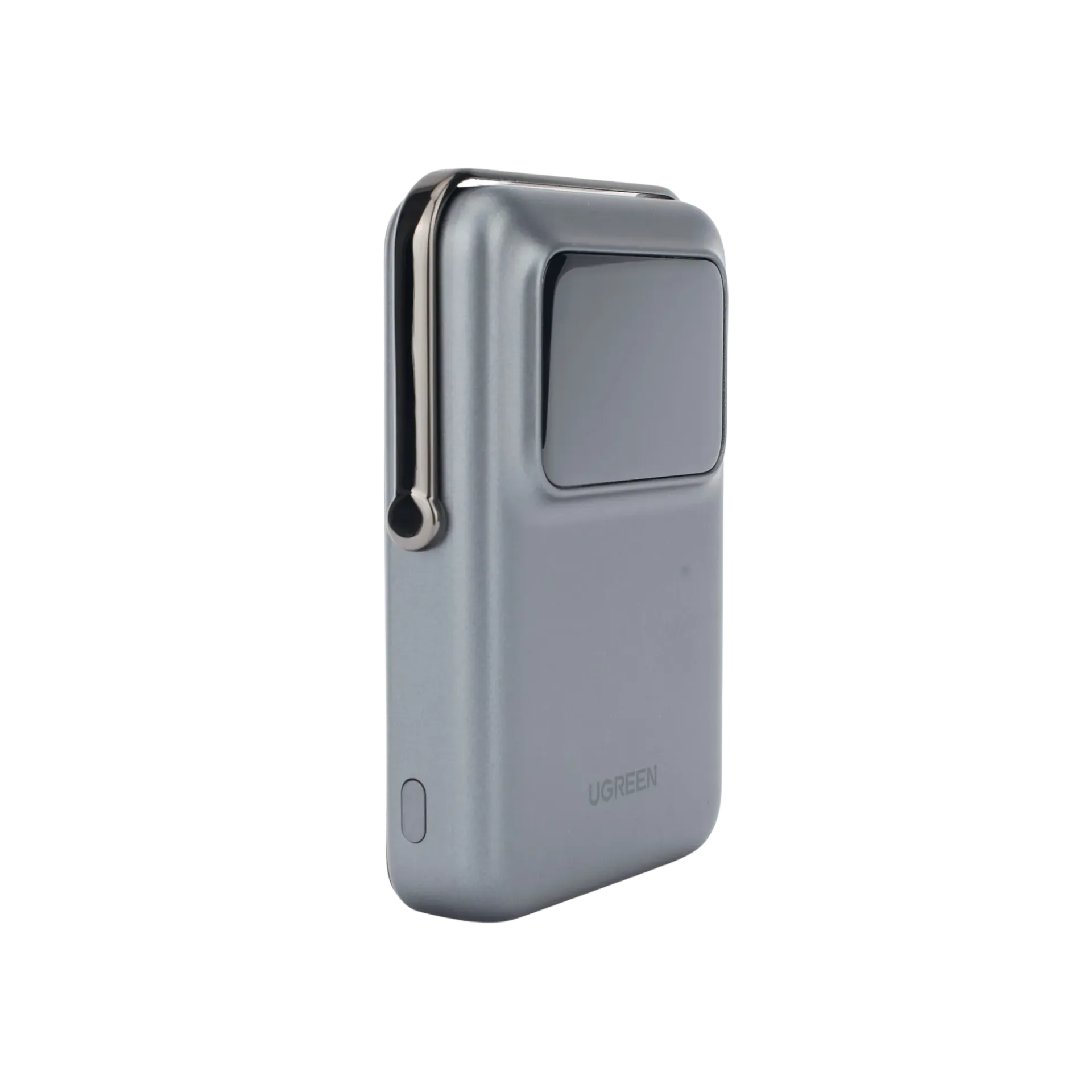Power Bank Serie UNO Inalambrico | 10000mAh | 7.5W/20W | Con Emojis de Estado | Carga Rápida USB-C Bidireccional | Pantalla TFT Inteligente | Con Holder | Color Grey